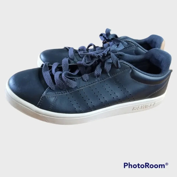 K-Swiss mens Tennis Shoes Medium Size 9.5 Court Casper Ombre Blue Pre‎ Owned - Picture 1 of 7
